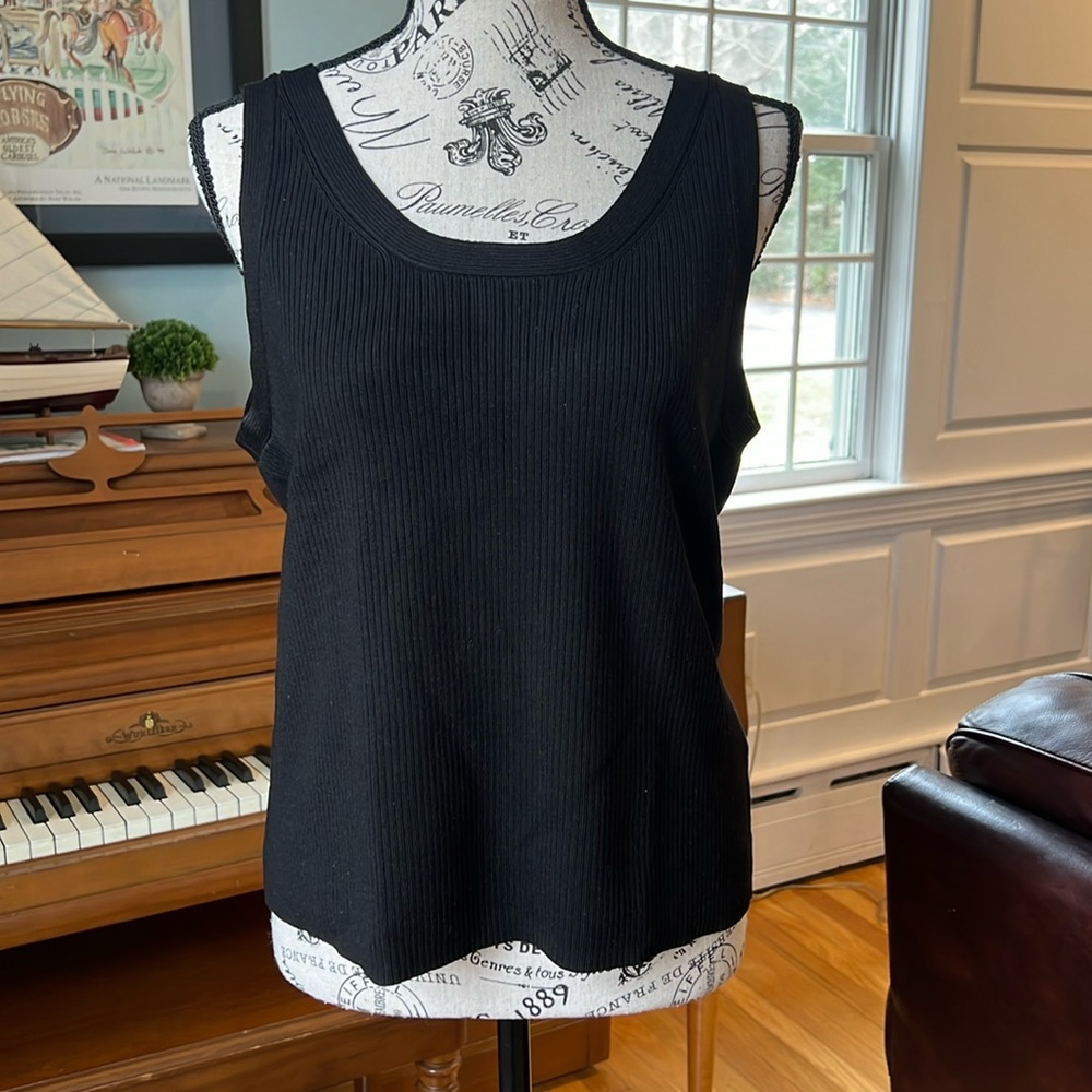 Sigrid Olsen Sweater Tank Top Sz L.